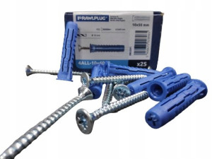 Rawlplug 4all Kołek Wkręcany 10×50 / 6×60 25 Szt