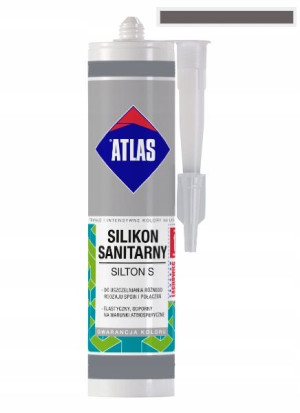 Atlas Silikon Silton 036 Ciemnoszary 280 Ml
