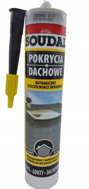 SOUDAL Uszczelniacz dekarski 280ml CZARNY