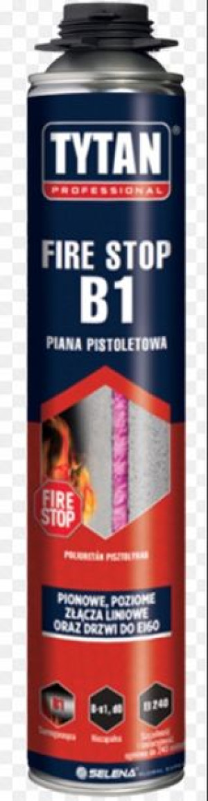 Tytan Piana Pistoletowa Ogniochronna Ppoż B1 750ml