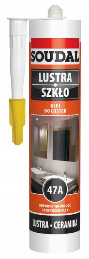 Soudal Klej Do Luster Szkła Ceramika 47a 280 Ml