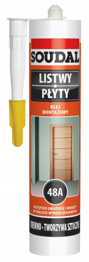 Soudal Klej Montażowy Listwy Płyty Uniwersalny 280
