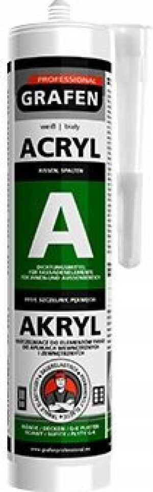 Akryl Uszczelniacz Akrylowy Budowlany Biały 300ml