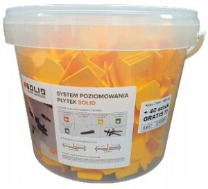Solid System Poziomowania Płytek Klips 2mm 400 Szt