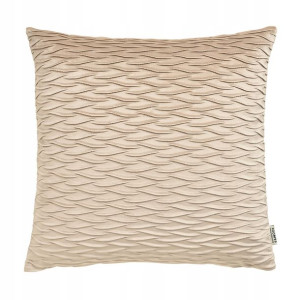 Poduszka dekoracyjna 45x45 ozdobna kremowa Savoy