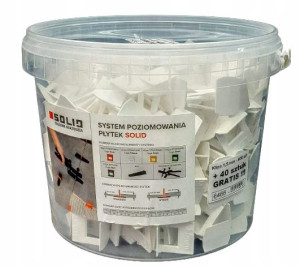 Solid SystemPoziomowaniaPłytek Klips 1.5 mm 440szt