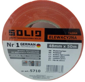 SOLID Taśma elewacyjna tynkarska 48mm POMARAŃCZOWA