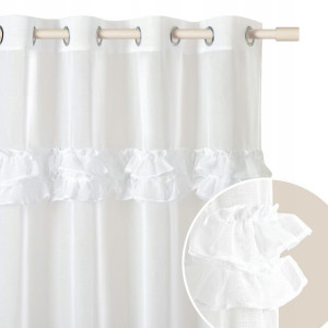 Firany do salonu 140x260 firanki gotowe Wzory