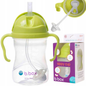 Innowacyjny Bidon ze Słomką Ananasowy 240ml 6m+ B.