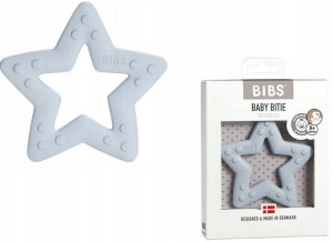 Bibs Gryzak Baby Bitie Gwiazdka Baby Blue 3m+