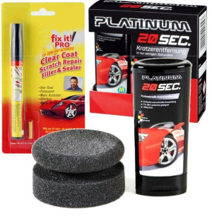 Platinum Pasta + Pisak Do Usuwania Rys Na Rysy