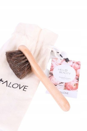 Szczotka do twarzy i szyi - naturalna Lullalove