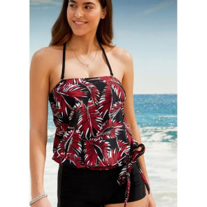 Top Od Tankini Z Wiązaniem Wzór 44 949595