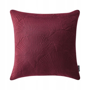 Poduszka dekoracyjna 45x45 welur bordowa Larou