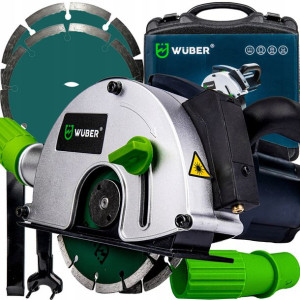 Bruzdownica Do Betonu Walizka Laser 2 Tarcze 3100w