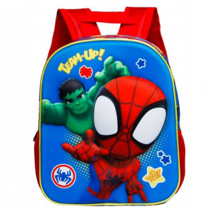 Plecak przedszkolny jednokomorowy Spiderman i Hulk