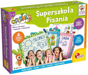 Zestaw edukacyjny Carotina szkoła pisania Lisciani