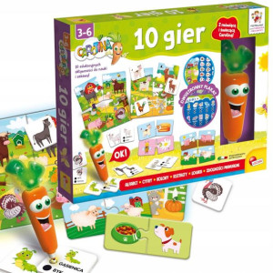 Gra edukacyjna 10 gier Carotina Lisciani