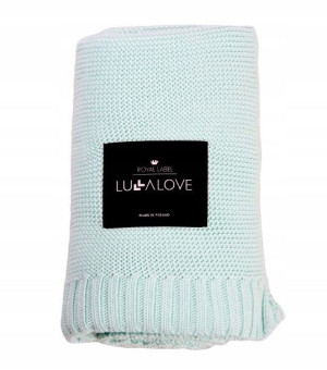 Bambusowy Koc 80x100cm Delicious Mint Lullalove