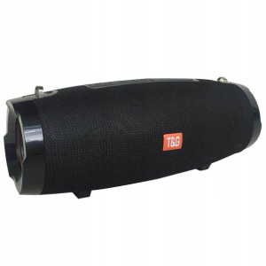 Głośnik Bluetooth 5.0 Przenośny Duży Radio Fm Aux Czarny Tg-504