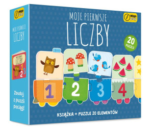 Moje pierwsze liczby. Puzzle + książka