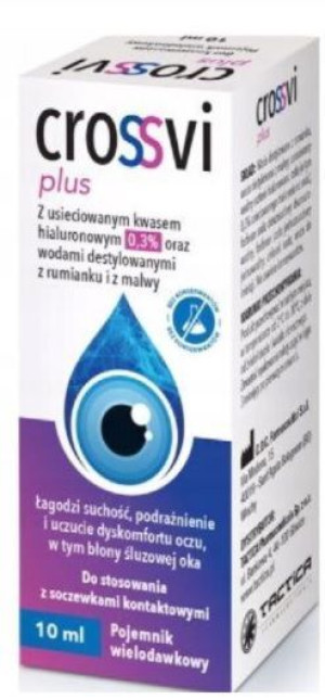 Data, Crossvi plus krople do oczu, 10 ml