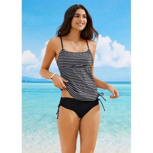 Bonprix 2 Cz Tankini W Paski Z Wiązaniem 40 918830