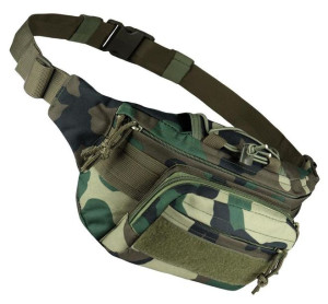 Camo Torba Biodrowa Nerka Saszetka Kangoo Woodland
