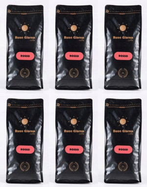 Buon Giorno ROSSO Caffe Kawa Ziarnista 6kg