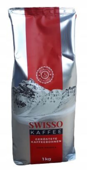 Kawa Ziarnista 100% Arabica SWISSO KAFFEE 1kg DE