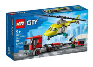 Lego CITY 60343 Laweta helikoptera ratunkowego