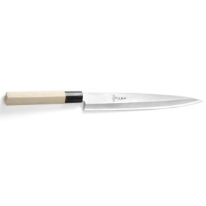 Nóż Japoński Sashimi Z Drewnianą Rączką 240mm