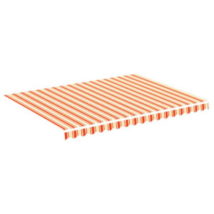 Zapasowa tkanina na markizę, żółto-pomarańczowa, 4x3 m