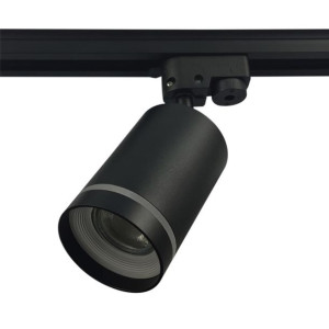 Reflektor szynowy 1-f GU10 70x110mm czarny