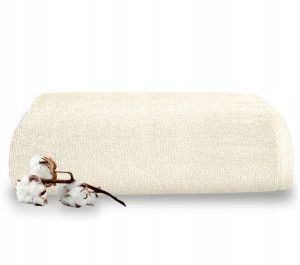 Duży Ręcznik Kapielowy 70x140- 500 G/m2 Waniliowy