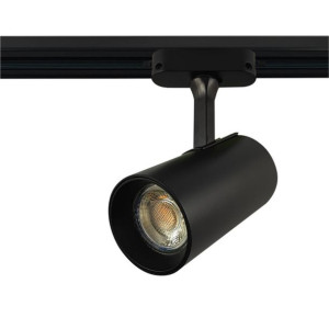 Reflektor szynowy 1-f GU10 60x115mm czarny