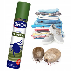 Bros Spray Bójczy Na Kleszcze Na Odzież Obuwie