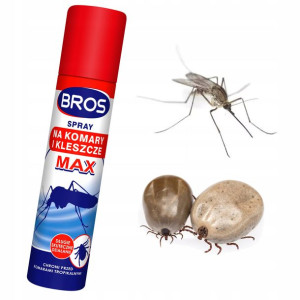 Bros Spray Ochronny Środek Na Kleszcze Komary Max