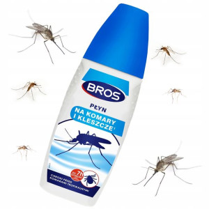 Bros Płyn Preparat Spray Środek Na Komary Kleszcze