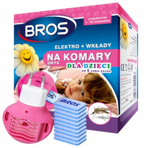 Bros Elektro + Wkłady Środek Na Komary Dla Dzieci
