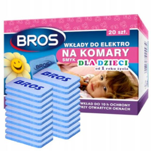 Bros Wkłady Do Elektro Środek Na Komary Dla Dzieci