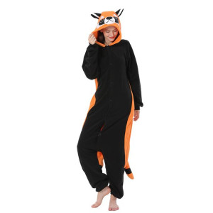 Piżama Onesie, Kigurumi - Czarny Szop S