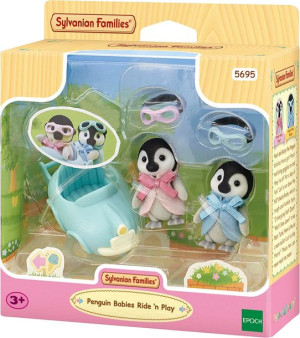 Sylvanian Families Bliźniaki Pingwinów W Samochodzie