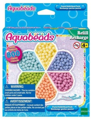 Aquabeads Pastelowe Koraliki Zestaw Uzupełniający