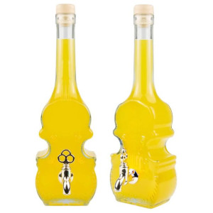 Butelka, Karafka Skrzypce Z Kranikiem 500ml + Korek