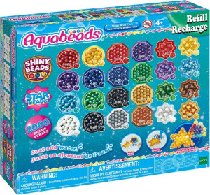 Aquabeads Zestaw Uzupełniający Błyszczące Koraliki