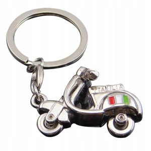 Ruchomy Brelok Motor Vespa Włochy Rzym Breloczek