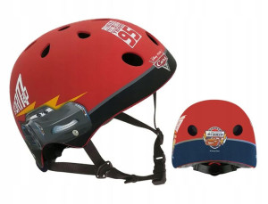 Kask do roweru dla dziecka DISNEY CARS czerwony S