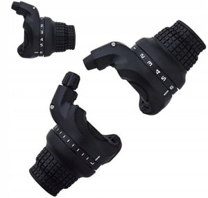 Manetki rowerowe Grip 6/3 K36 czarne