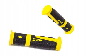 Chwyty na rower PROGRIP żel żółty 1 komplet chwyt